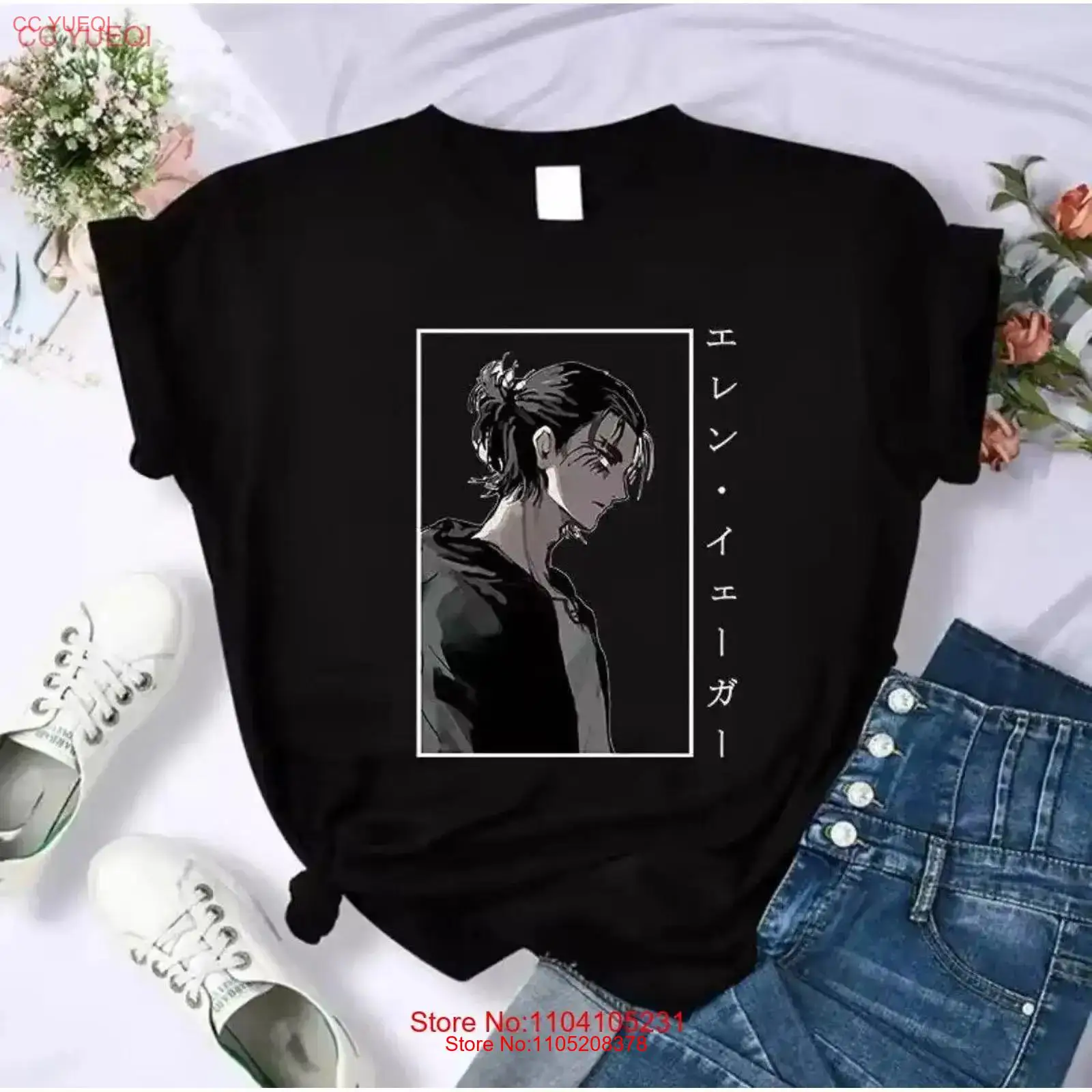 Men'S Fashion X - X Büyük boy Titan baskılı kadın
