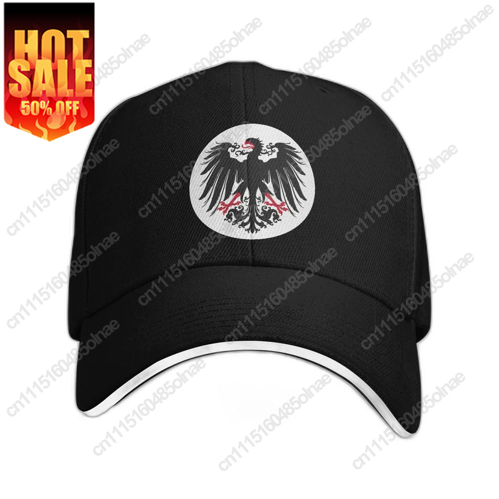 Men'S Fashion With Hat - Moda Unisex Kartal Desenli Alman Beyzbol