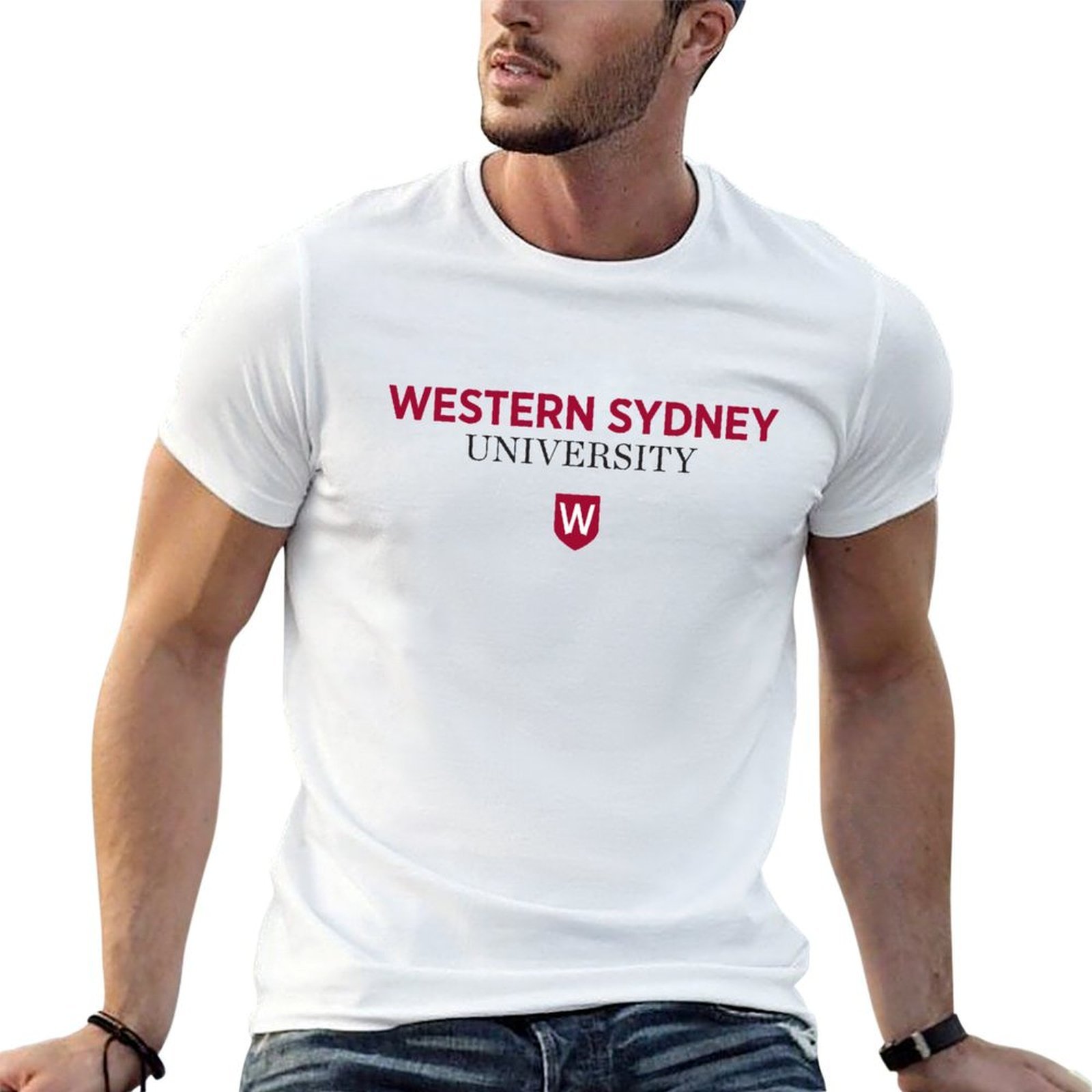 Men'S Fashion Sydney - Batı Sidney Üniversitesi tişörtü, Kore tarzı