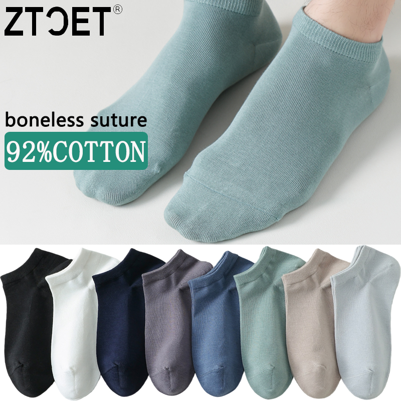 Socks Ankle Men - Erkek Pamuklu Çoraplar, Kısa, Yüksek Kaliteli,