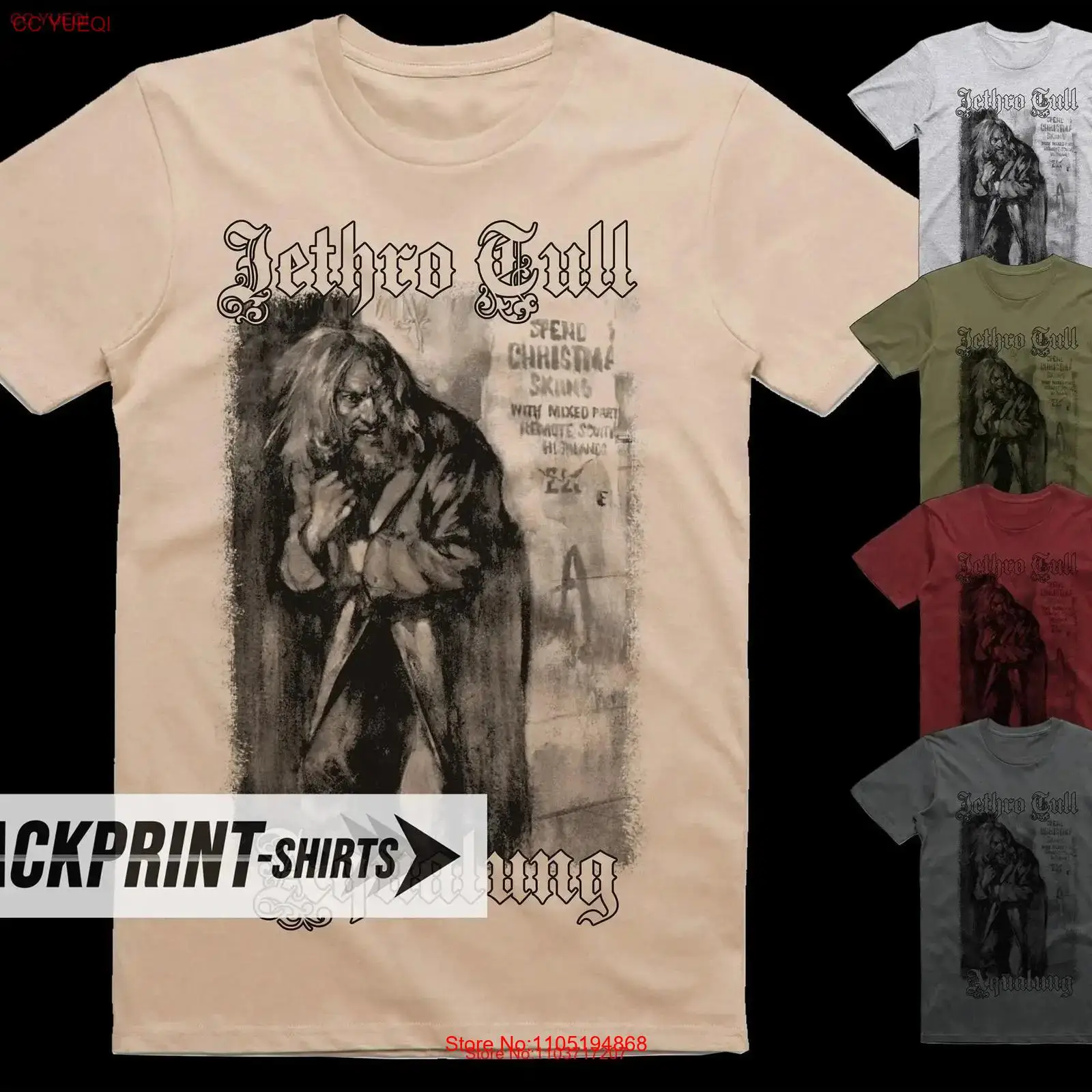 Poster Men Fashion - Jethro Tull Aqualung V1 Poster Tişört
