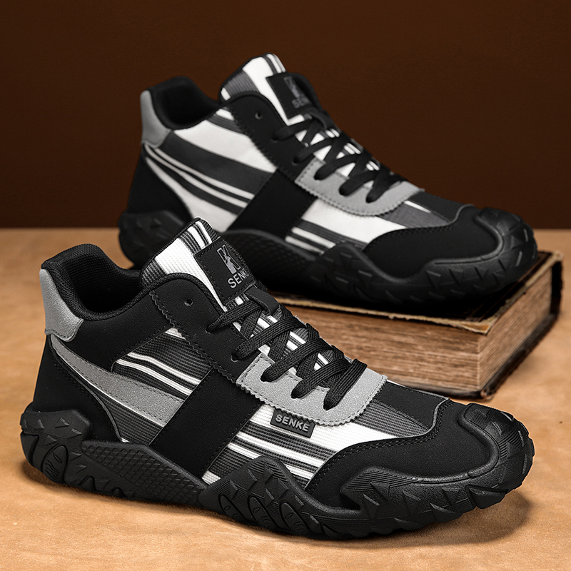 Mens Fashion Trainers - Moda Hafif Kaymaz Yüksek Bilekli File
