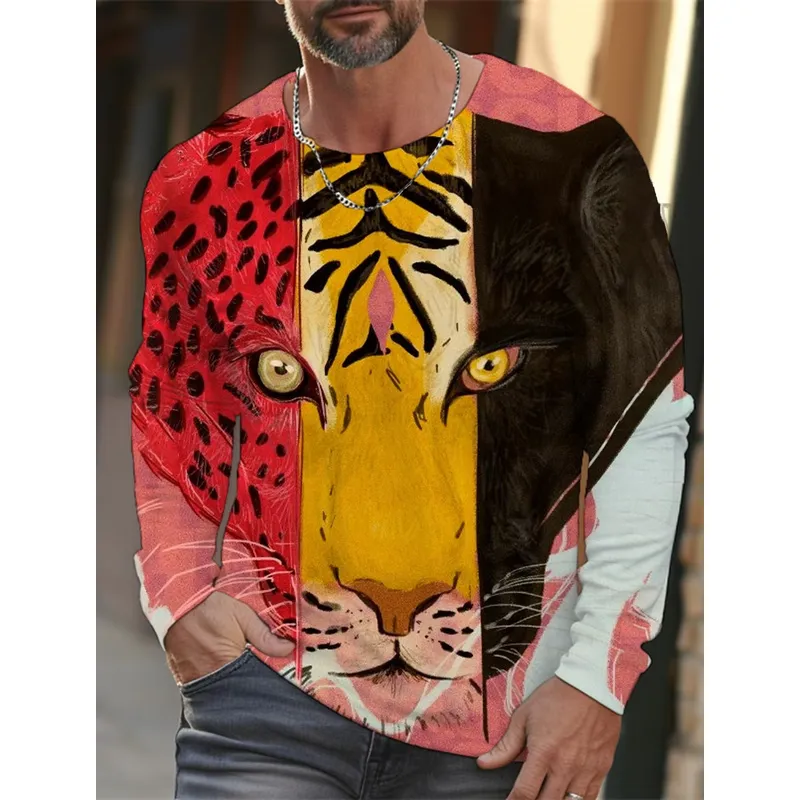 3D Baskılı, Rahat Kesim, Uzun  - Mens Fashion Clothes incelemesi ve fiyatı