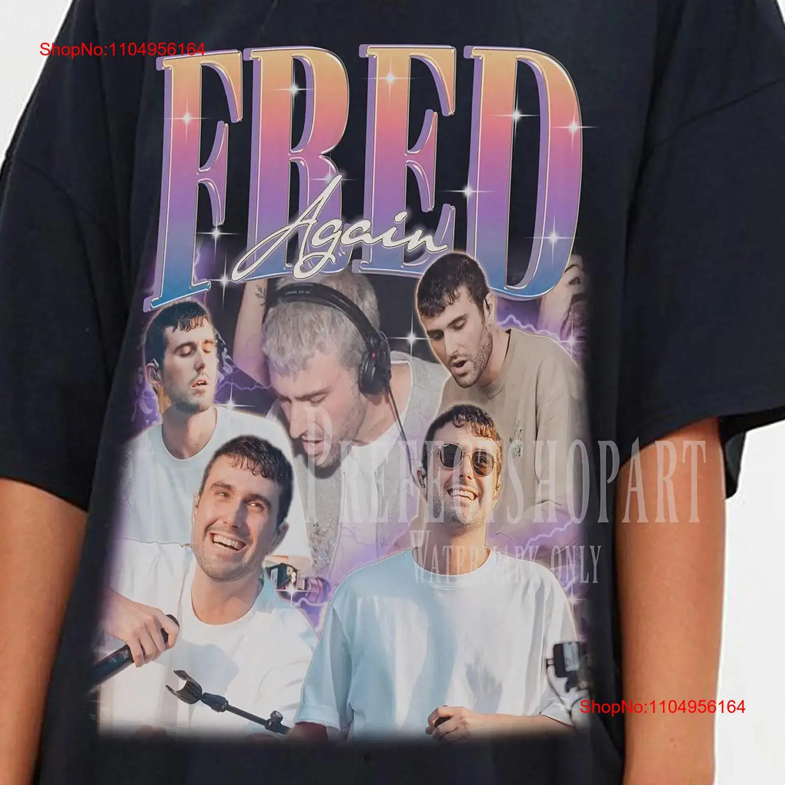 Fred Again T Shirt Merch Vinta - Poster Men Fashion incelemesi ve fiyatı