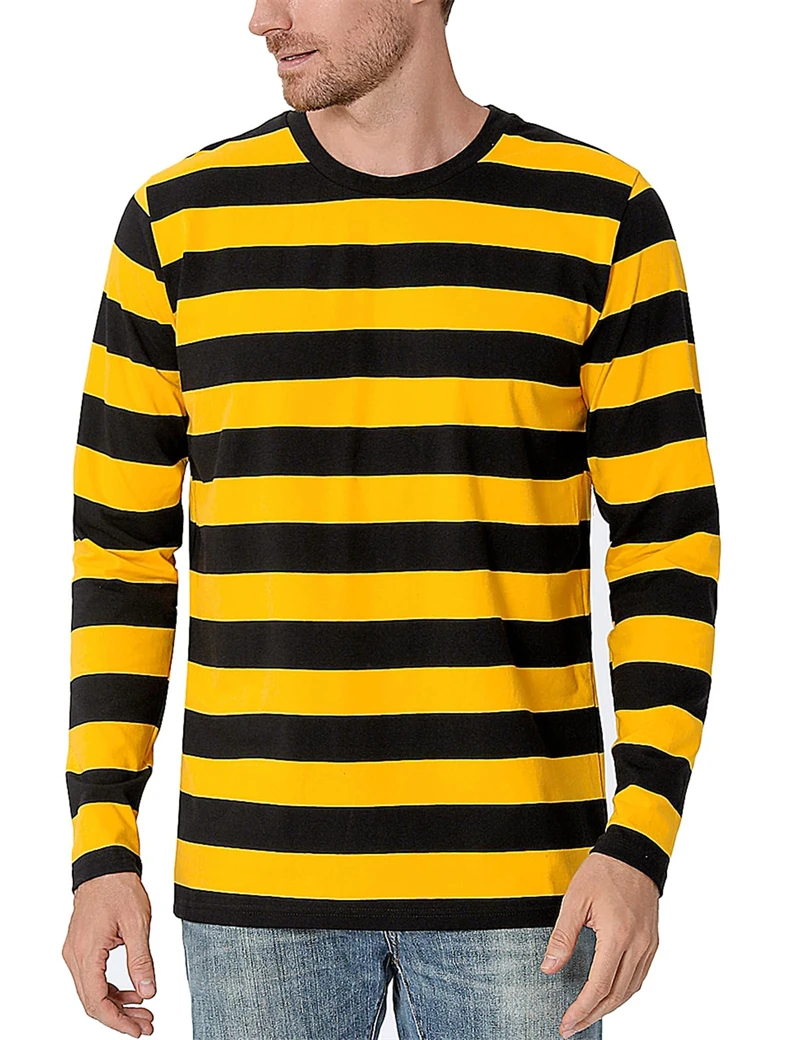 Kontrast Şeritli 3D Baskılı Er - Mens Fashion Clothes incelemesi ve fiyatı