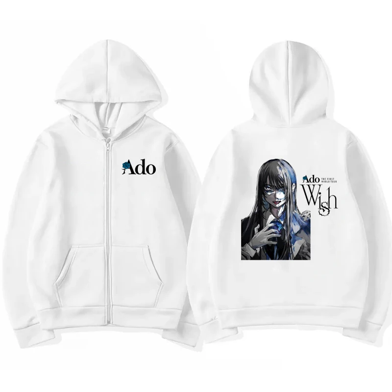 2026 Ado Grafik Baskılı Fermua - Mens Fashion Zip Up Hoodies incelemesi ve fiyatı