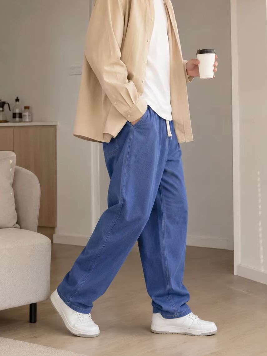 Erkek Rahat Şalvar Kot Pantolo - Men'S Fashion Grey Jeans incelemesi ve fiyatı