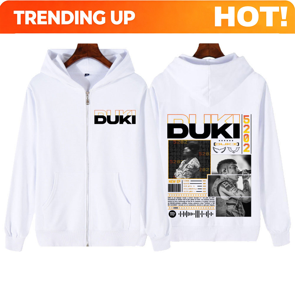 Rapçi Duki Duki 5202 MIXTAPE 2 - Mens Fashion Zip Up Hoodies incelemesi ve fiyatı