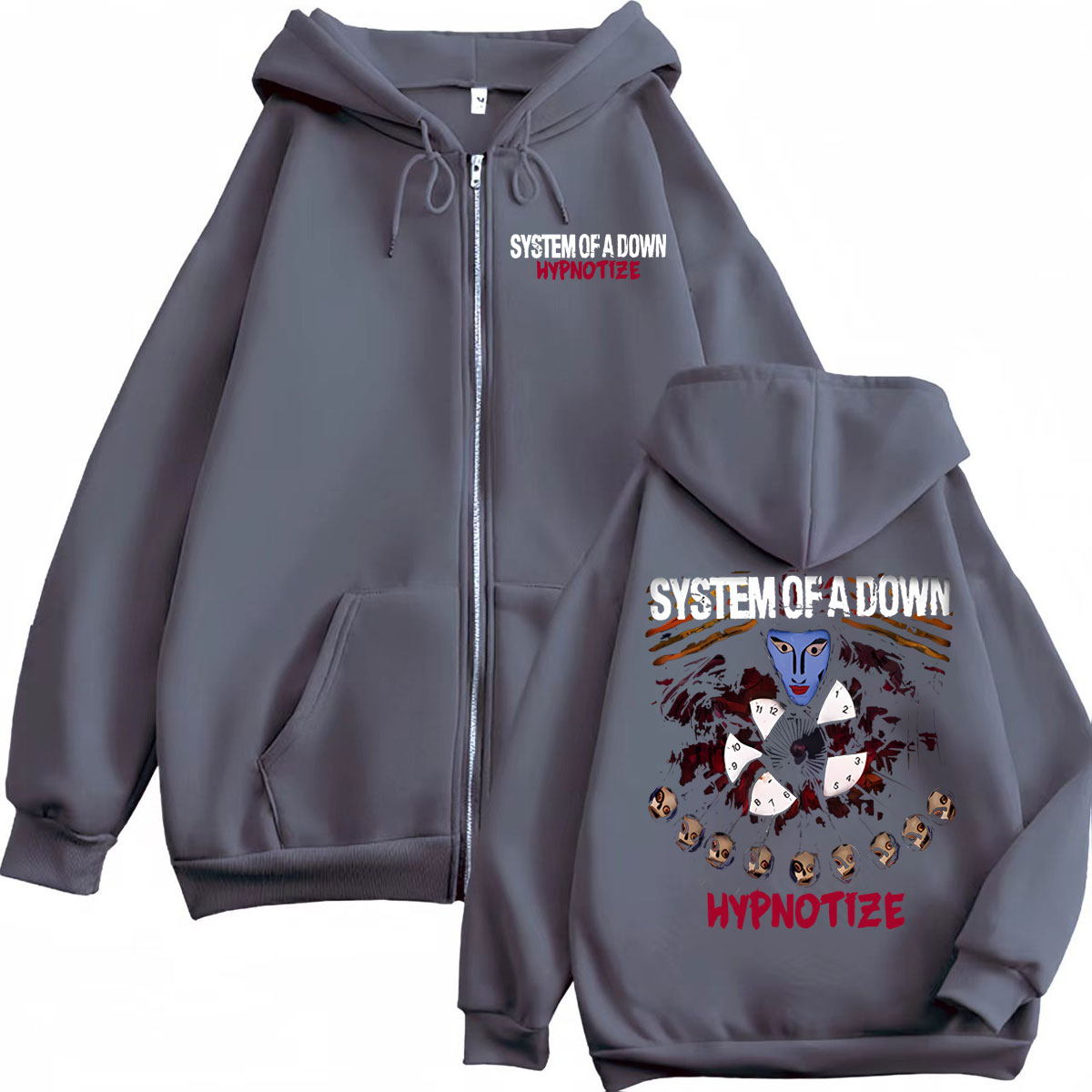 Rock Band System of A Down Hyp - Mens Fashion Zip Up Hoodies incelemesi ve fiyatı