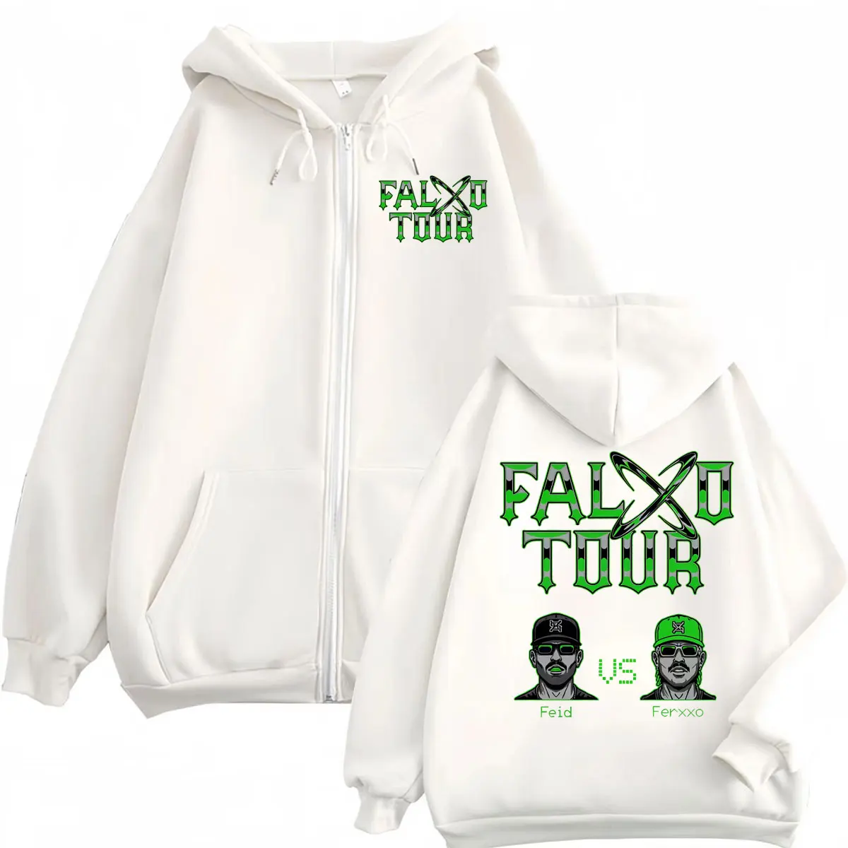 Feid Vs Ferxxo Falxxo Turnesi  - Mens Fashion Zip Up Hoodies incelemesi ve fiyatı