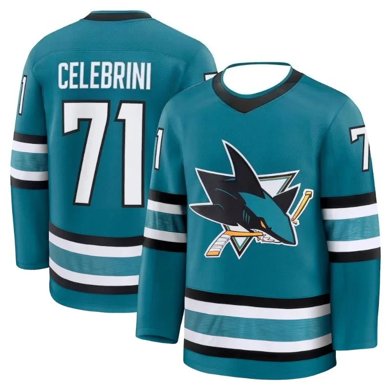 San Jose Sharks'ta Celebrini # - Mens Fashion Summer incelemesi ve fiyatı