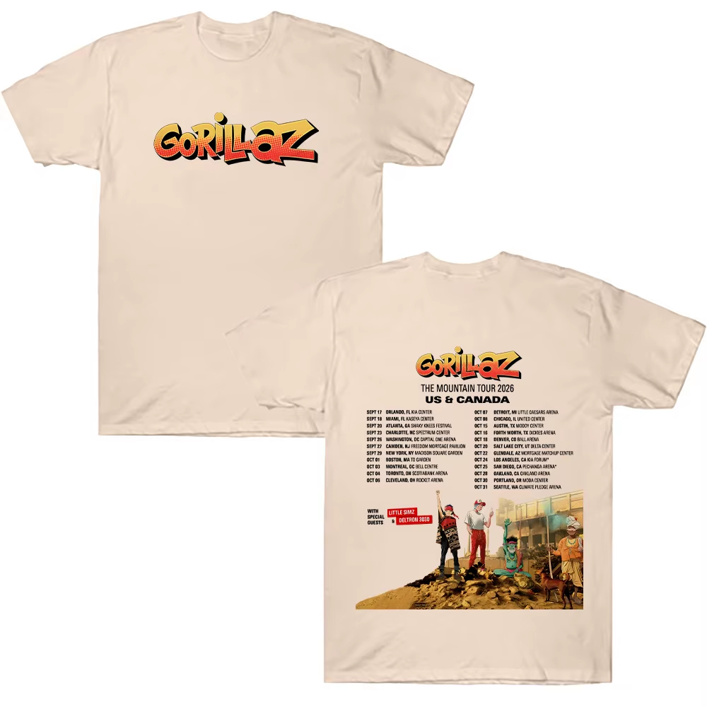 Gorillazs TheMountain Tour 202 - Poster Men Fashion incelemesi ve fiyatı